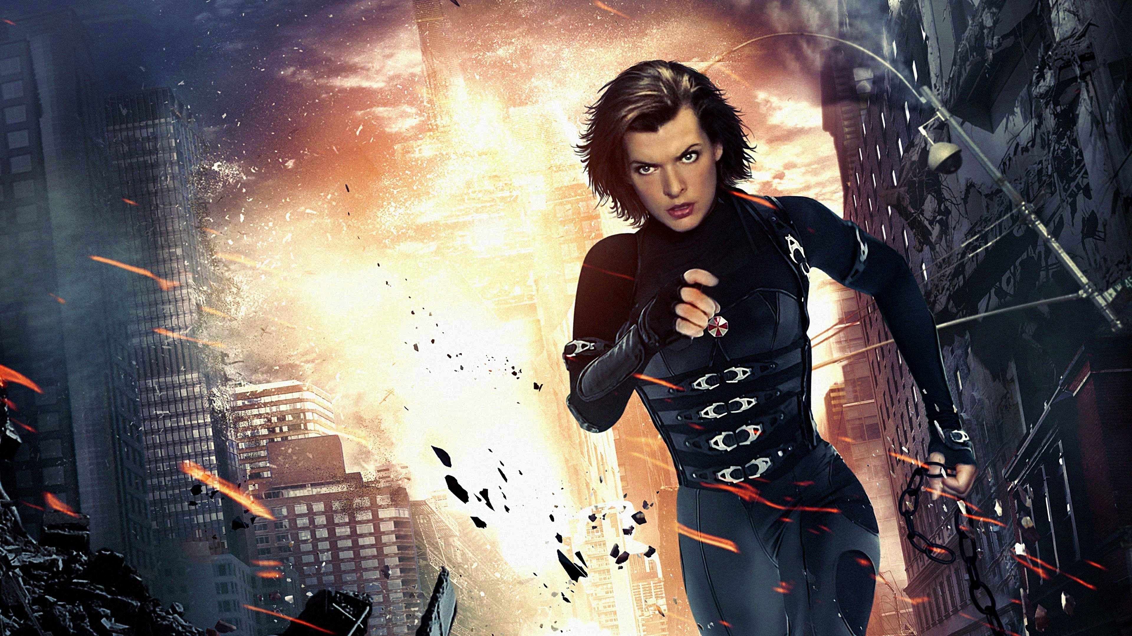 Póster oficial de la película Resident Evil 5: Venganza en alta calidad HD 4K