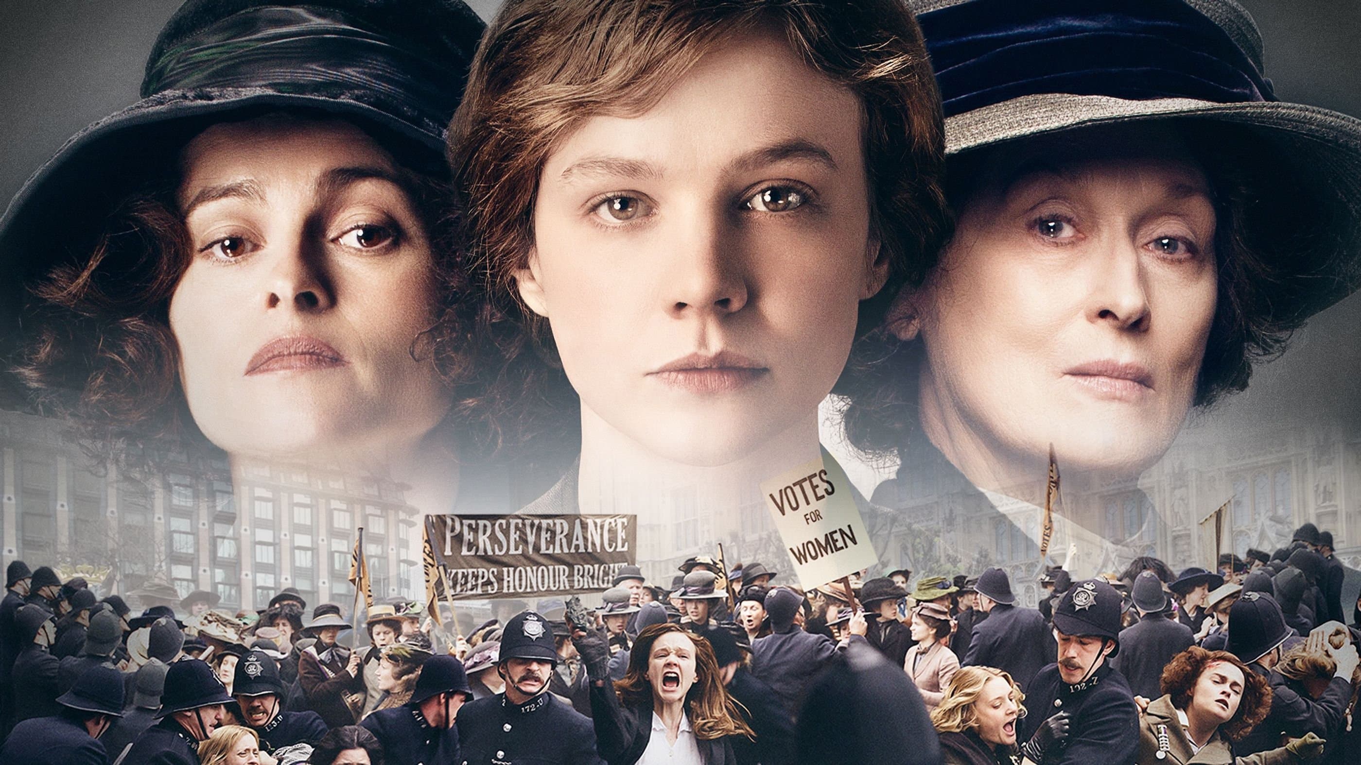 Póster oficial de la película Las Sufragistas en alta calidad HD 4K