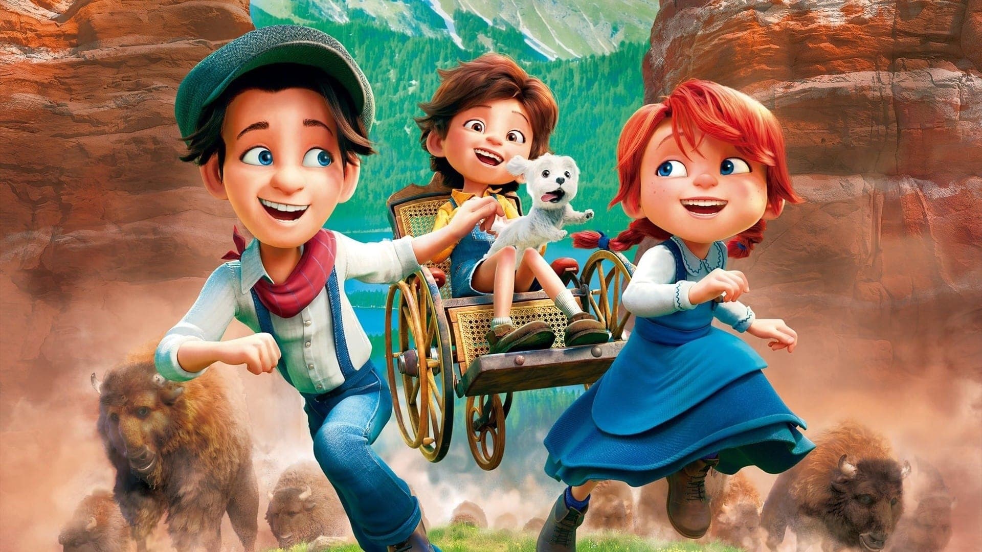 Póster oficial de la película Buffalo Kids en alta calidad HD 4K