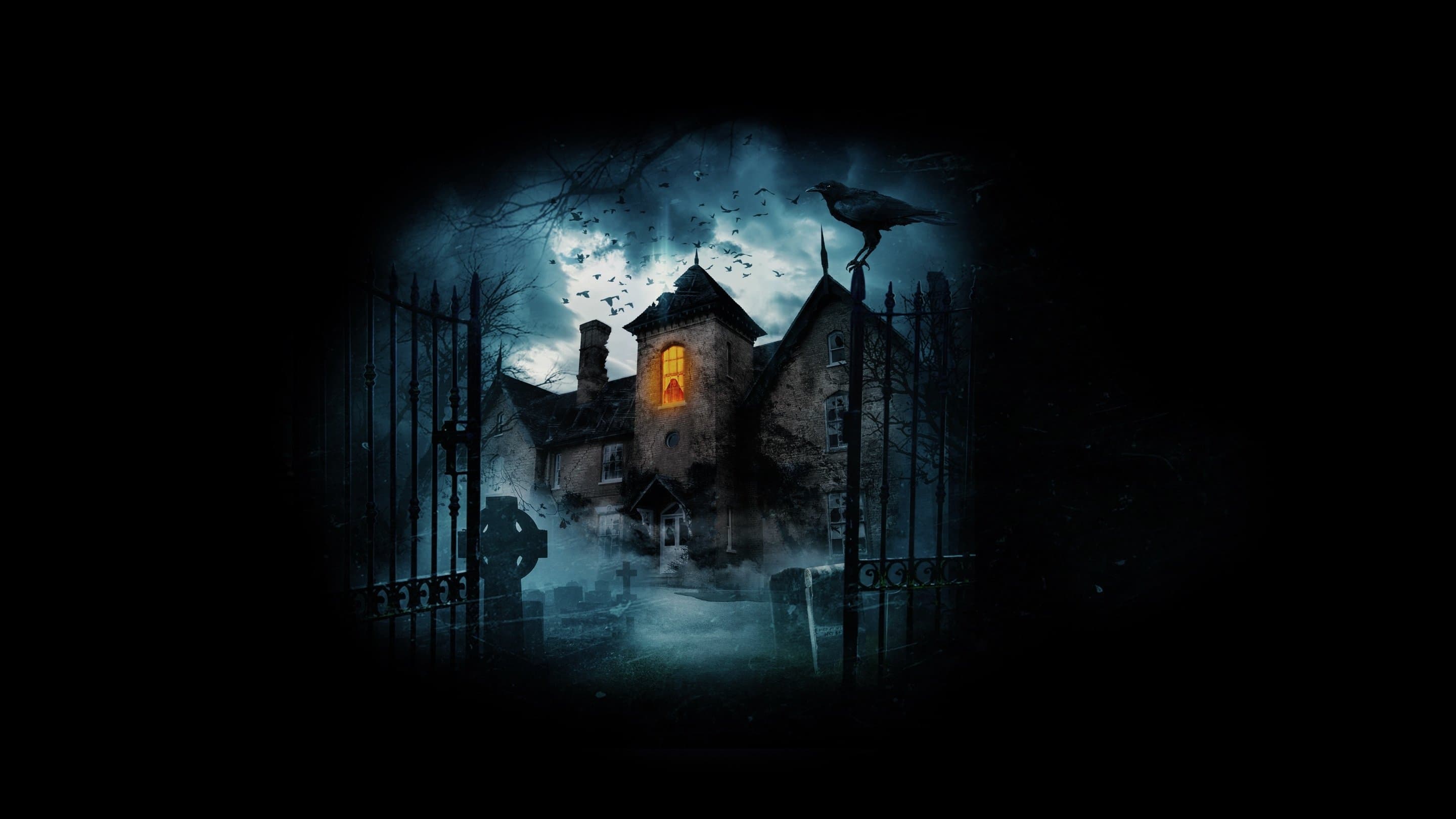 Póster oficial de la película La casa embrujada en alta calidad HD 4K