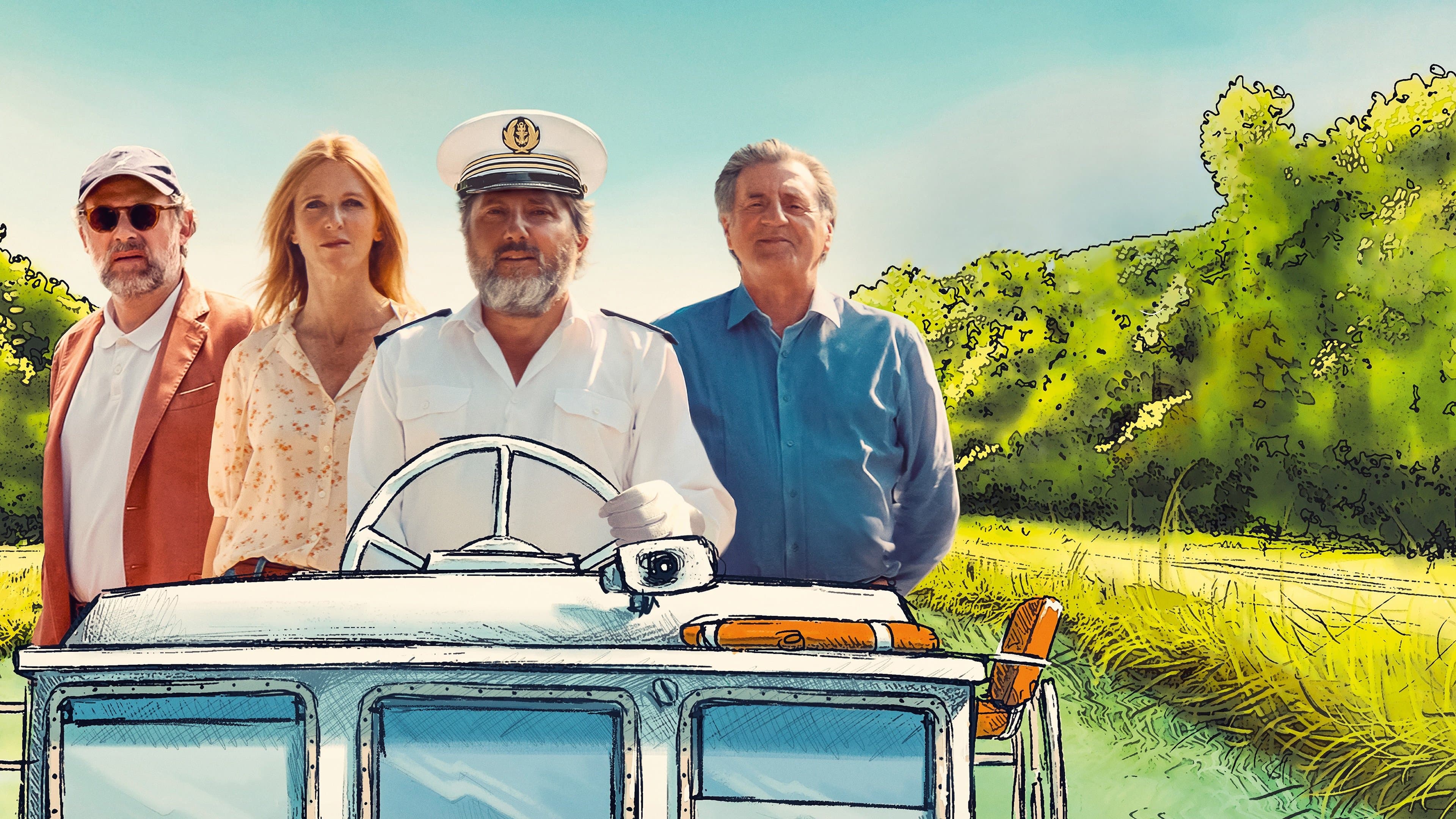 Póster oficial de la película El barco del amor en alta calidad HD 4K