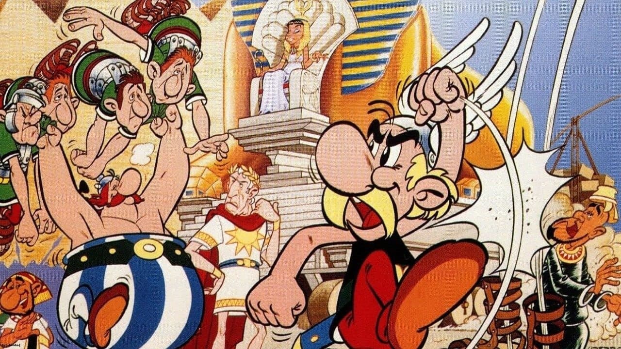 Póster oficial de la película Astérix y Cleopatra en alta calidad HD 4K