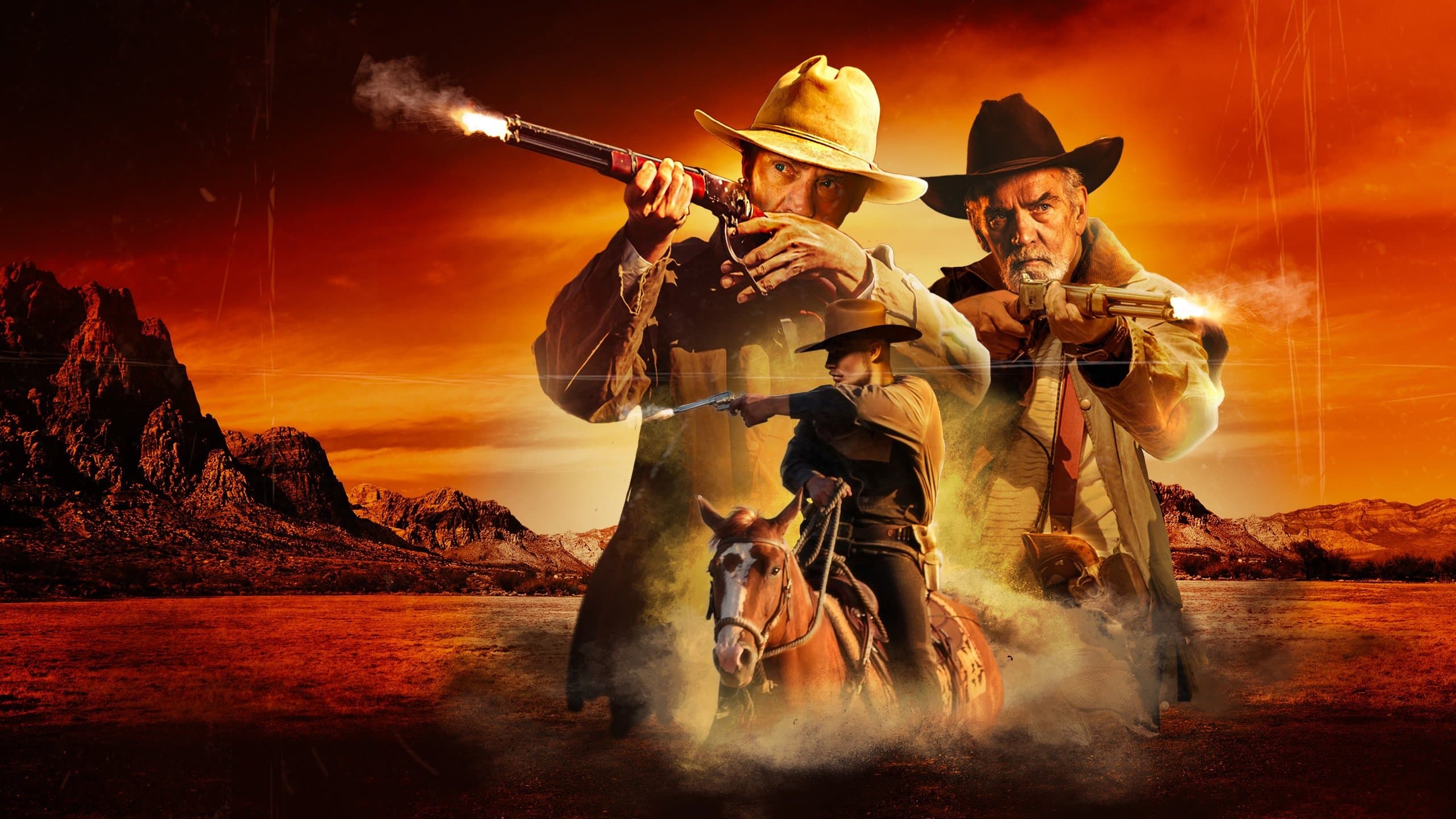 Póster oficial de la película Tiroteo en Río Bravo en alta calidad HD 4K