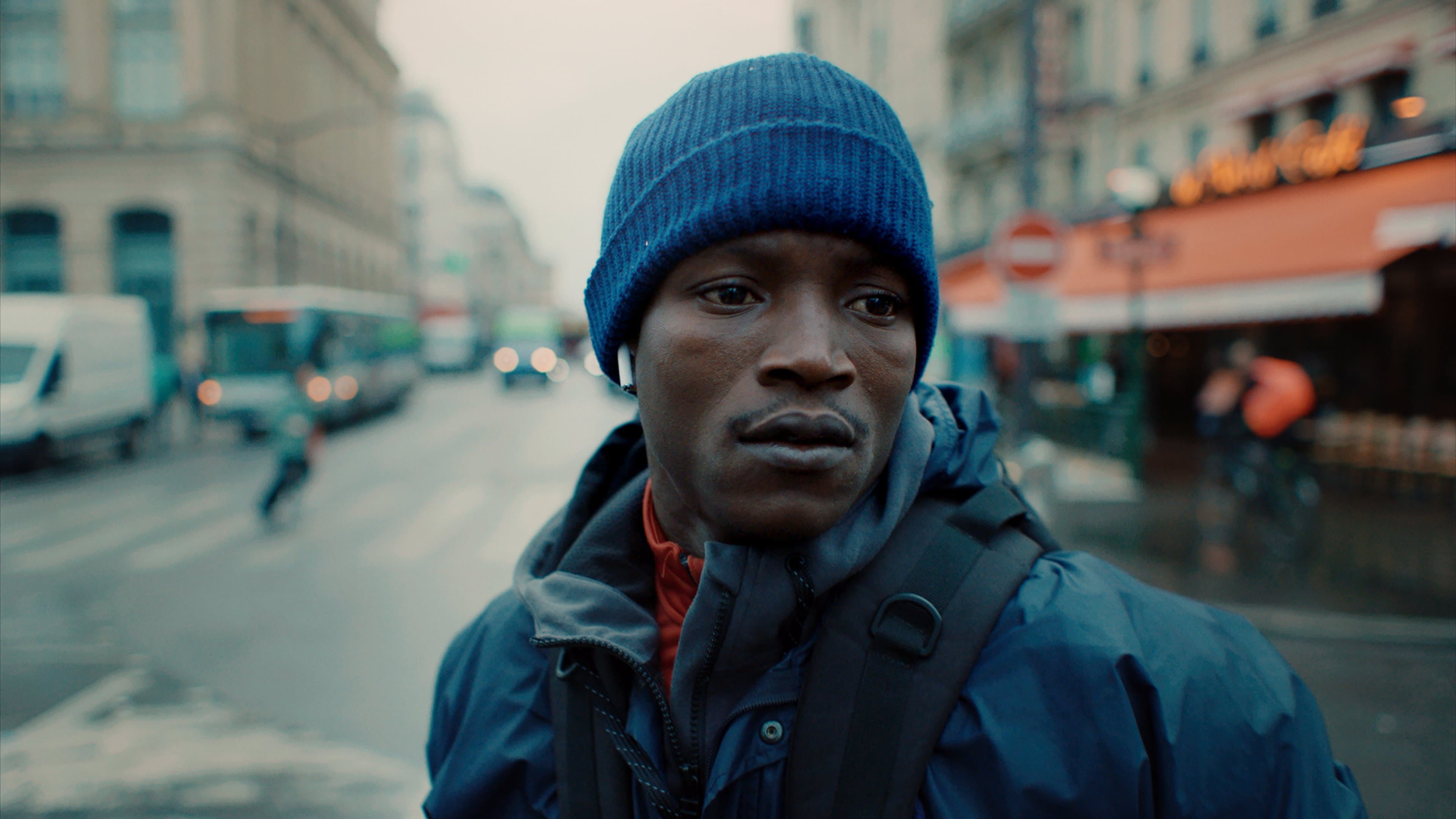 Póster oficial de la película La historia de Souleymane en alta calidad HD 4K