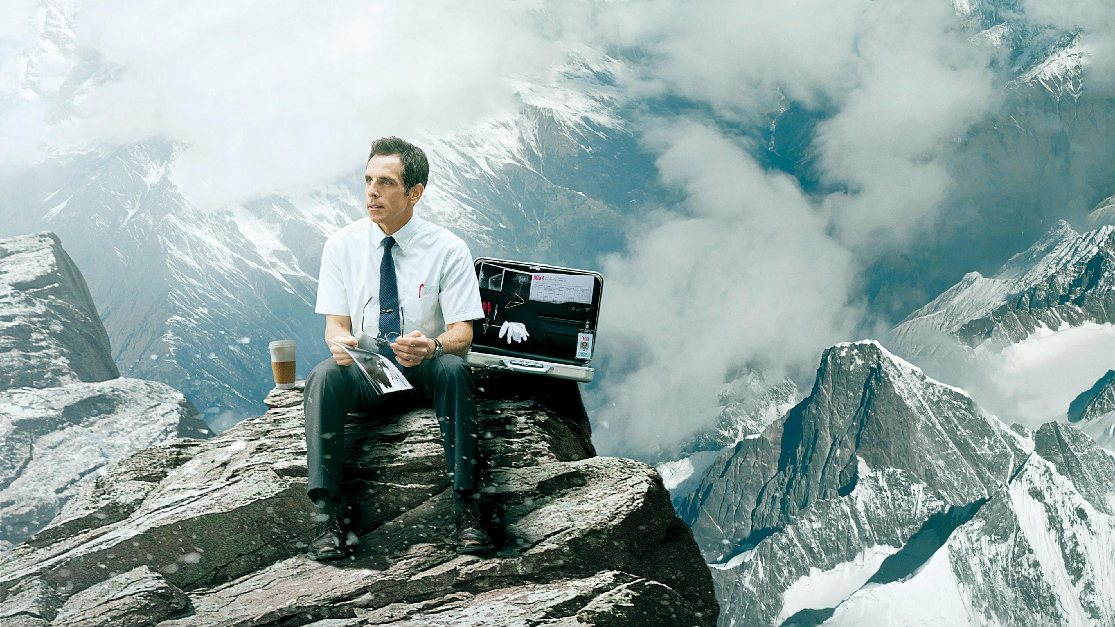 Póster oficial de la película La increíble vida de Walter Mitty en alta calidad HD 4K