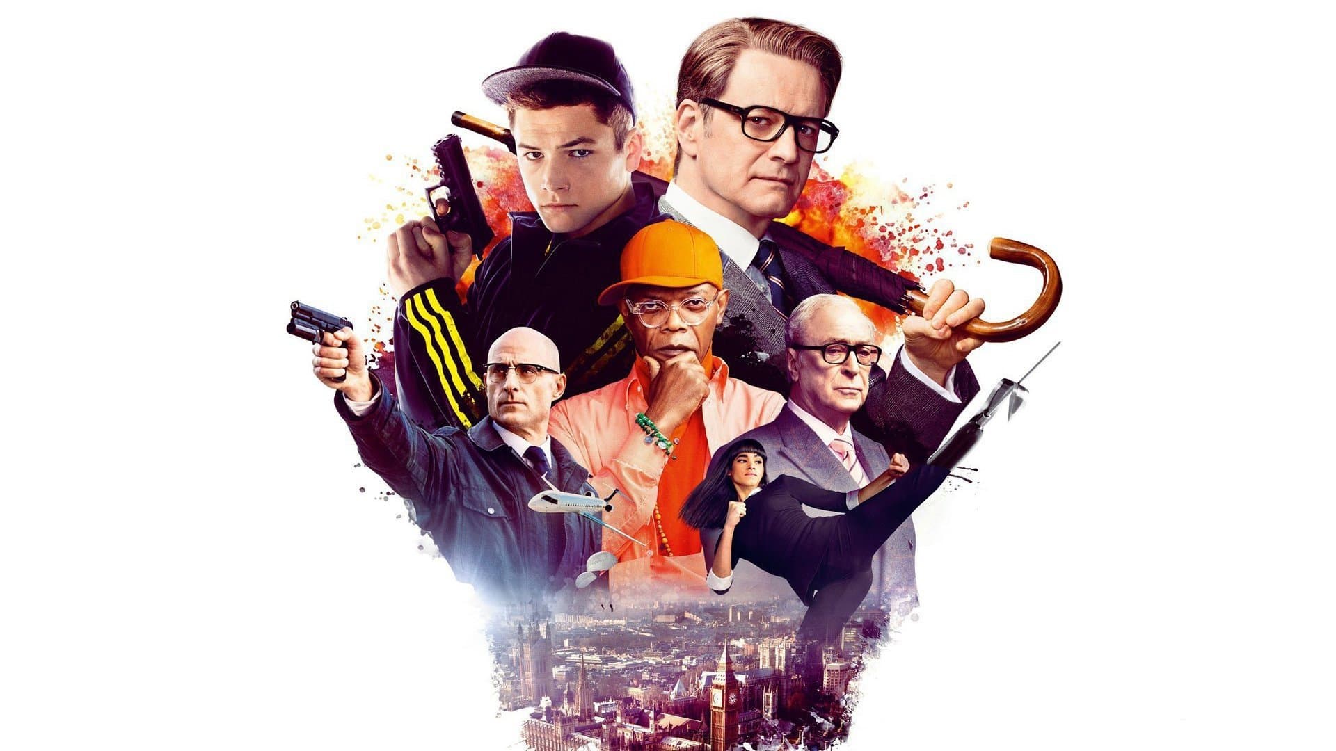 Póster oficial de la película Kingsman: El servicio secreto en alta calidad HD 4K
