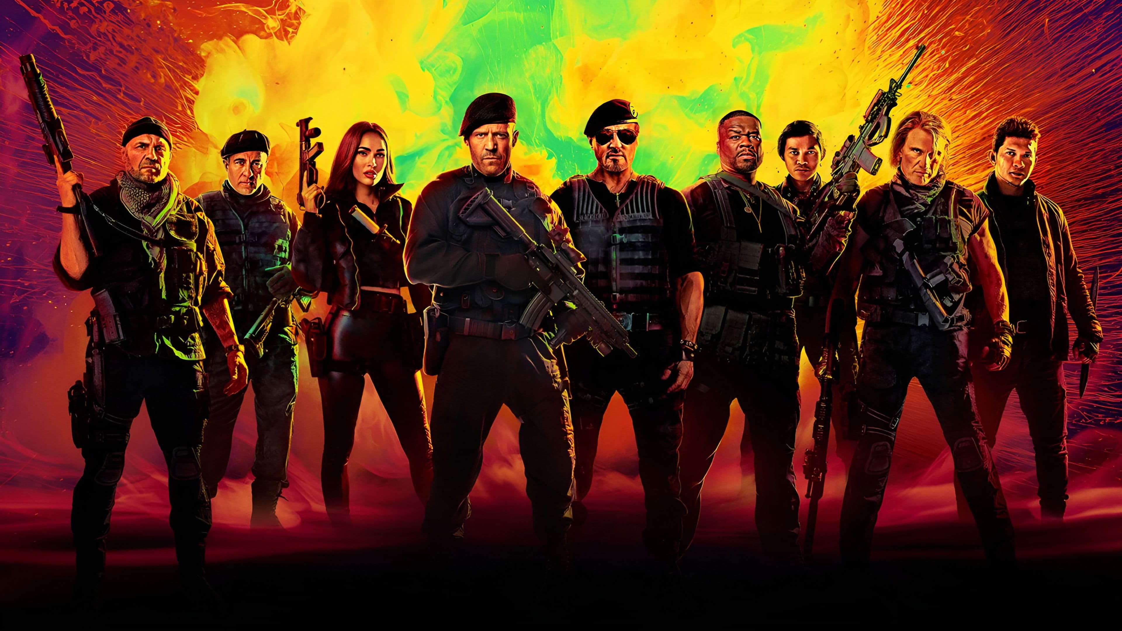 Póster oficial de la película Los indestructibles 4 en alta calidad HD 4K