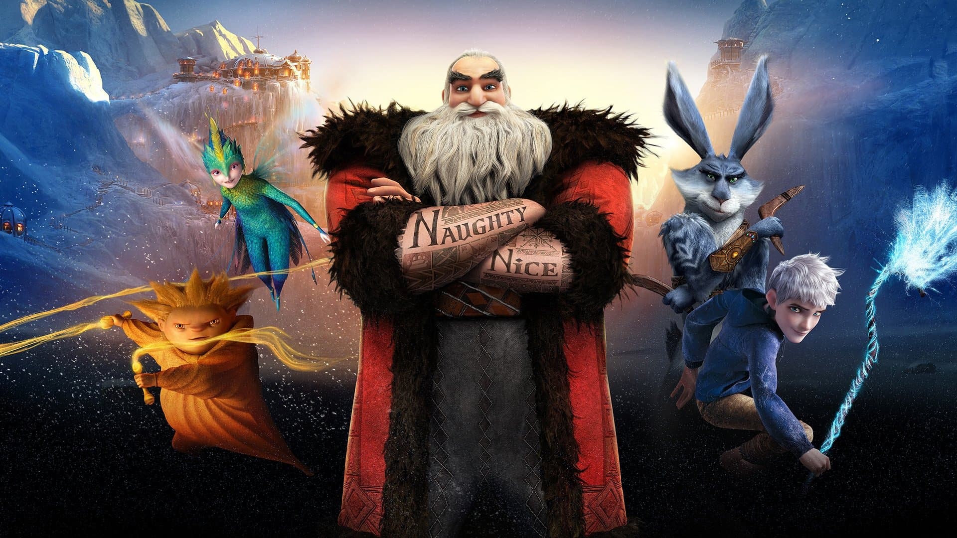 Póster oficial de la película El origen de los guardianes en alta calidad HD 4K