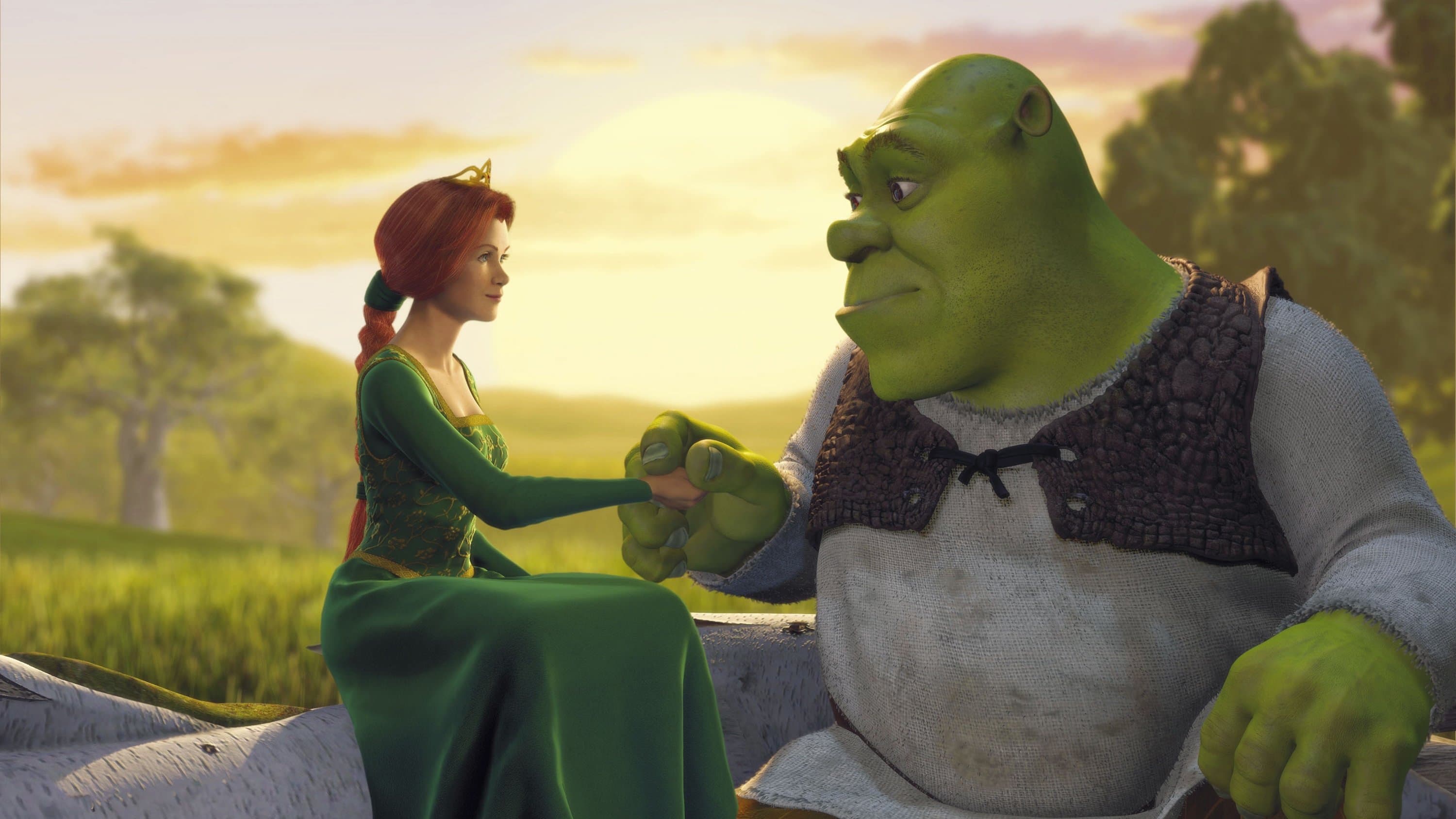 Póster oficial de la película Shrek en alta calidad HD 4K