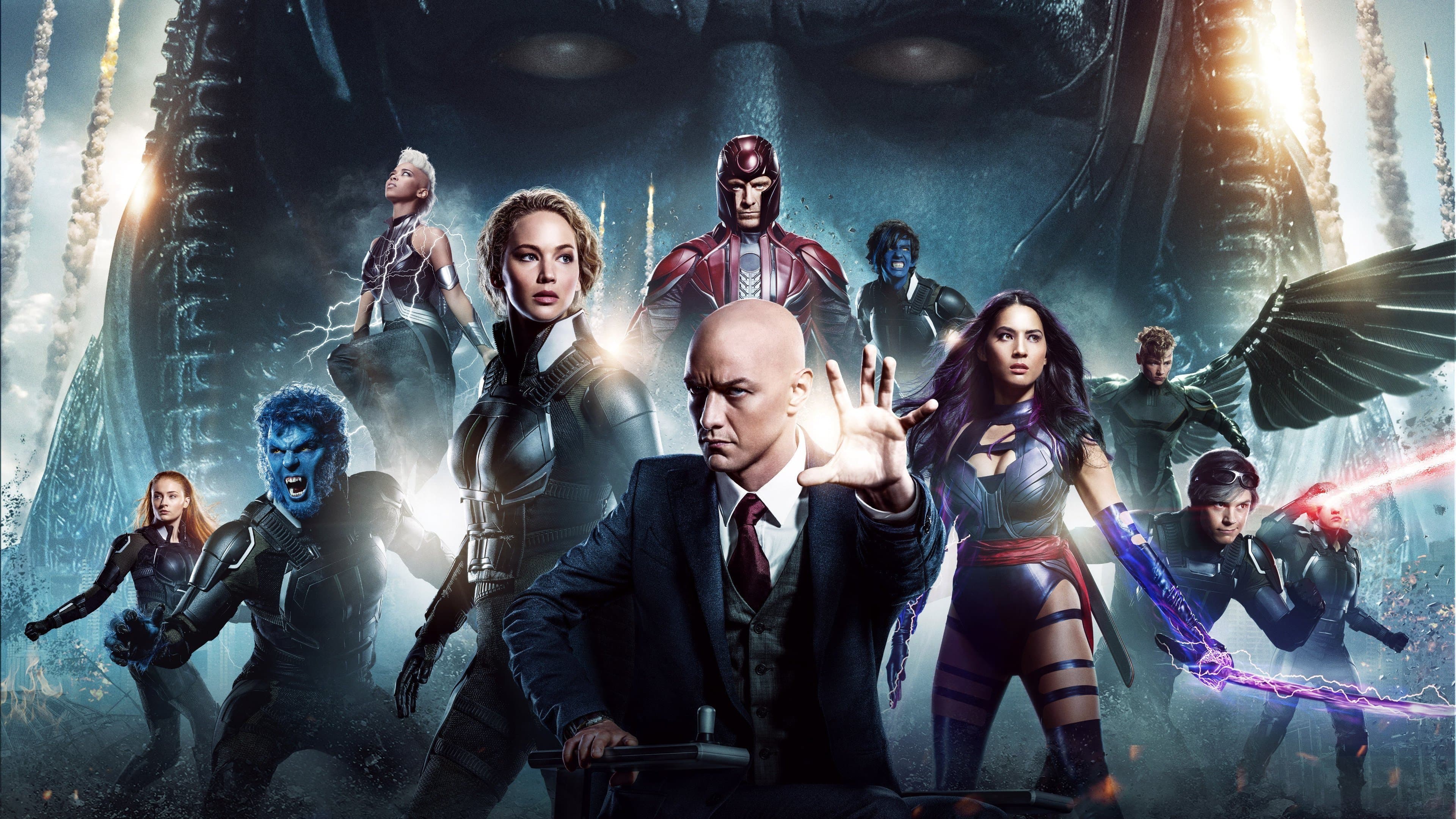 Póster oficial de la película X-Men en alta calidad HD 4K
