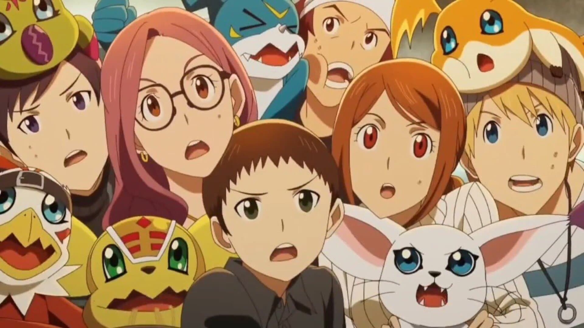 Póster oficial de la película Digimon Adventure 02: El comienzo en alta calidad HD 4K
