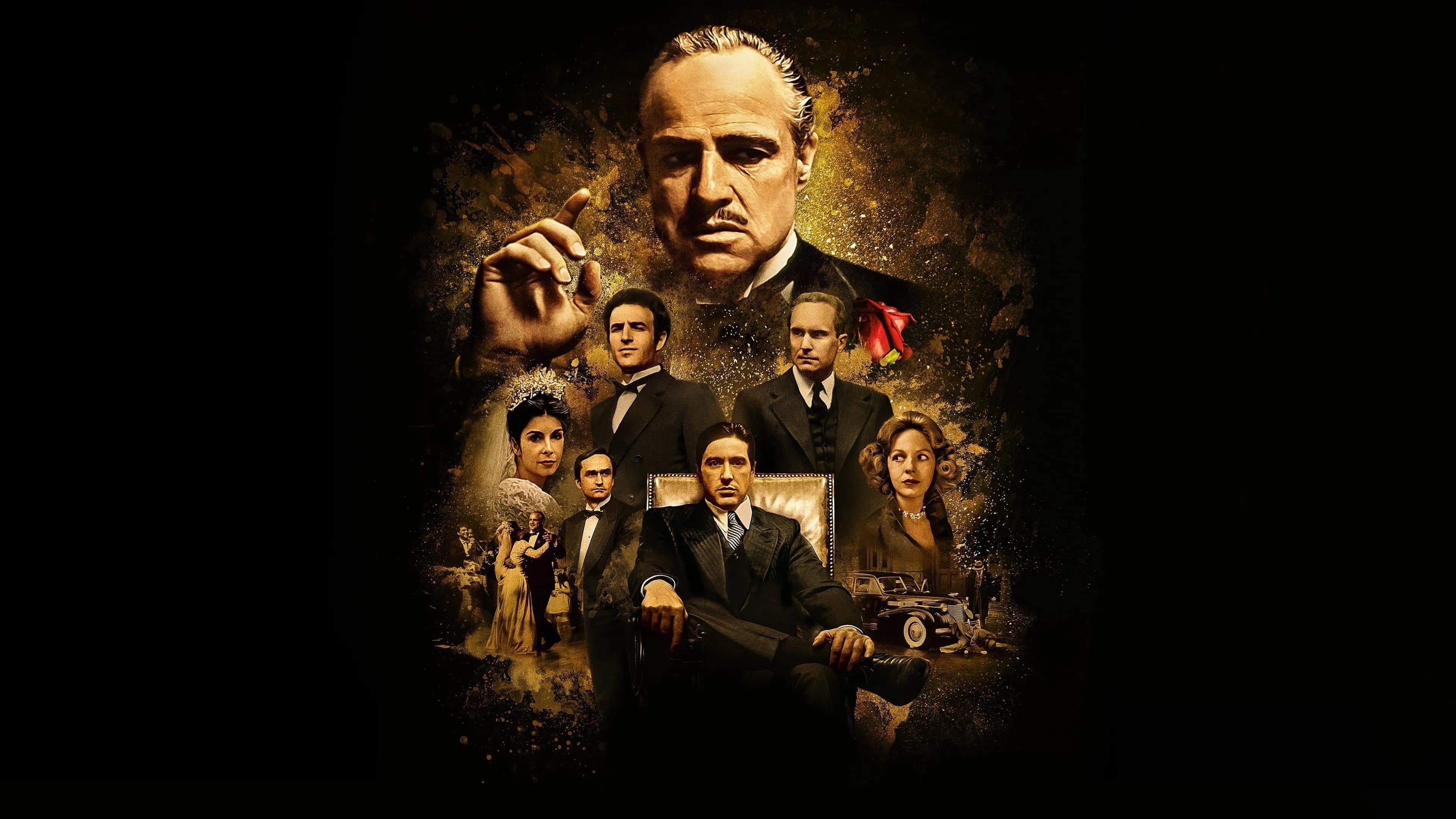 Póster oficial de la película El padrino en alta calidad HD 4K