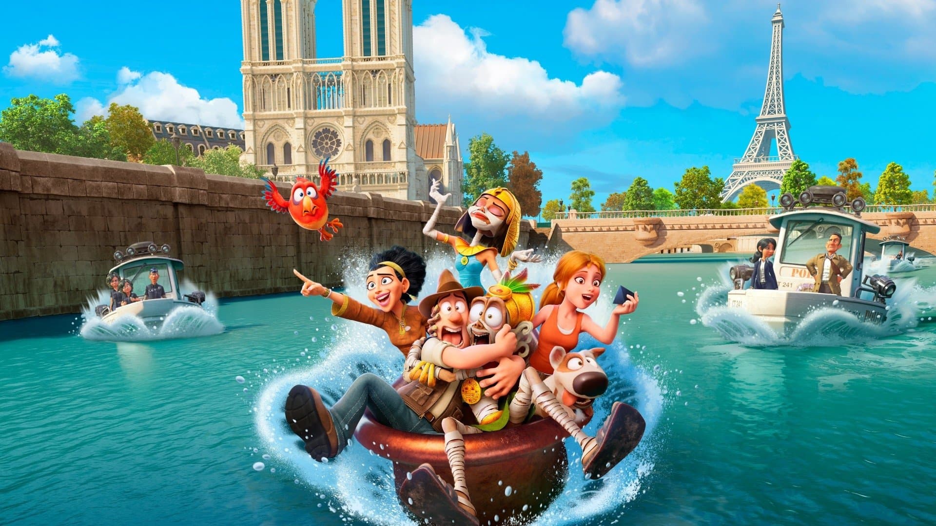 Póster oficial de la película Tadeo Jones 3: La maldición de la momia en alta calidad HD 4K
