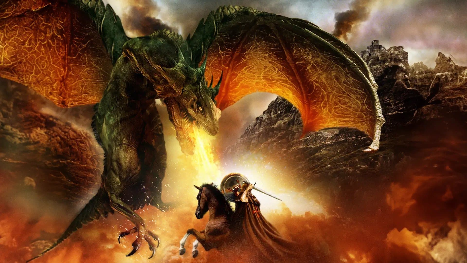 Póster oficial de la película Los cruzados del dragón en alta calidad HD 4K