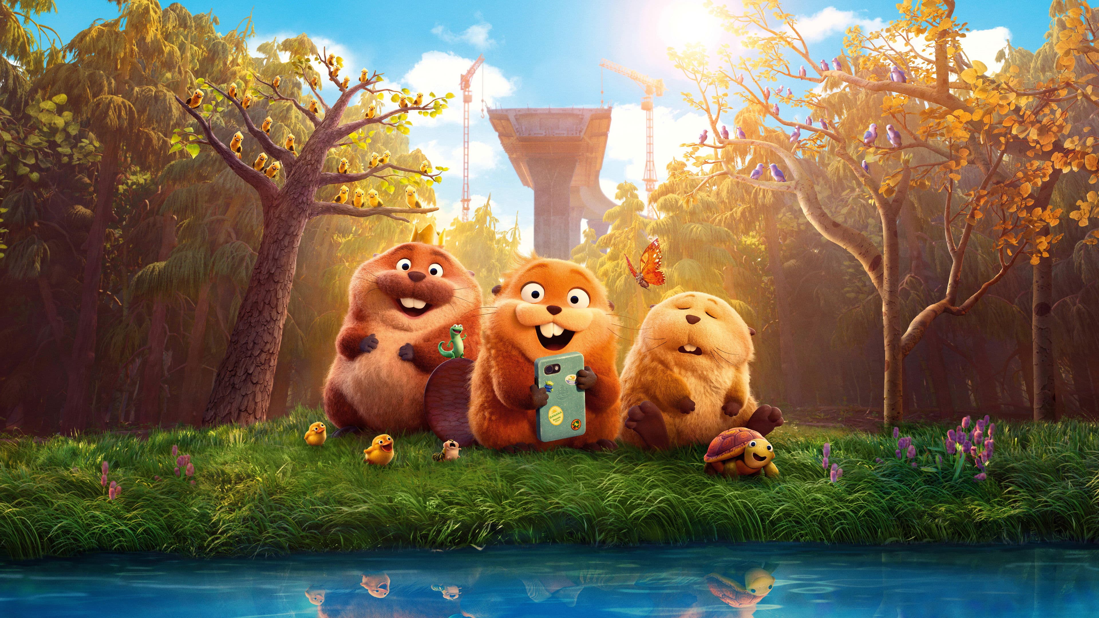 Póster oficial de la película Hoppers: Operación castor en alta calidad HD 4K