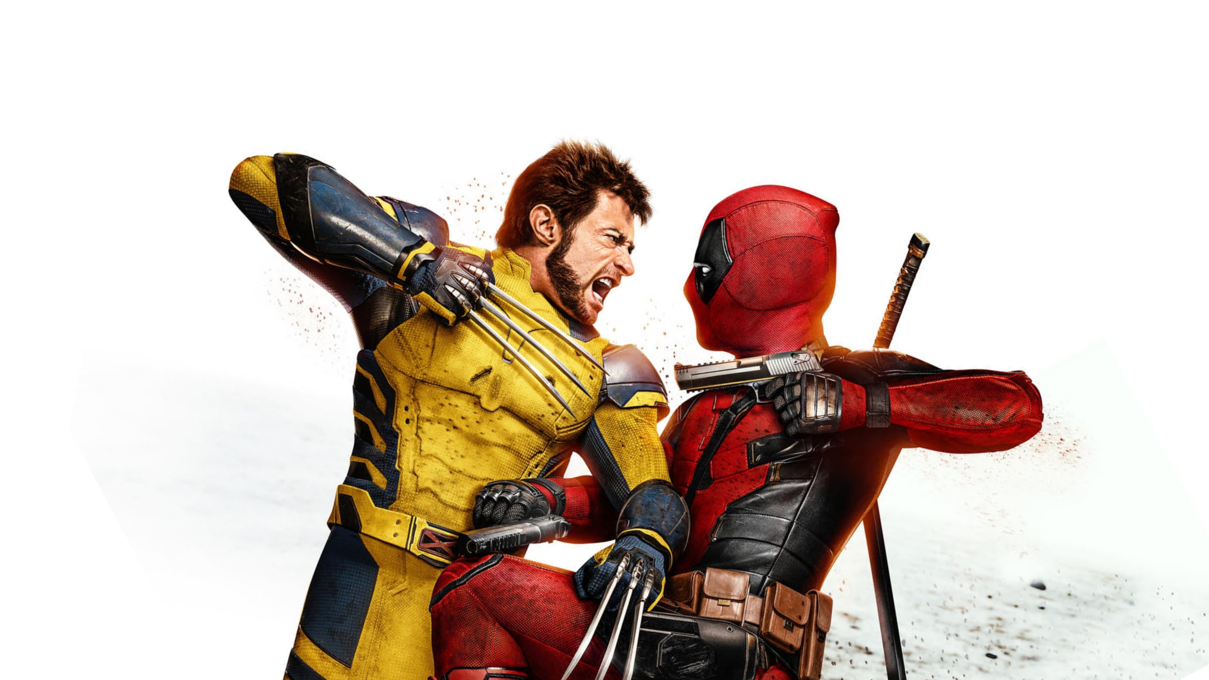 Póster oficial de la película Deadpool y Lobezno en alta calidad HD 4K