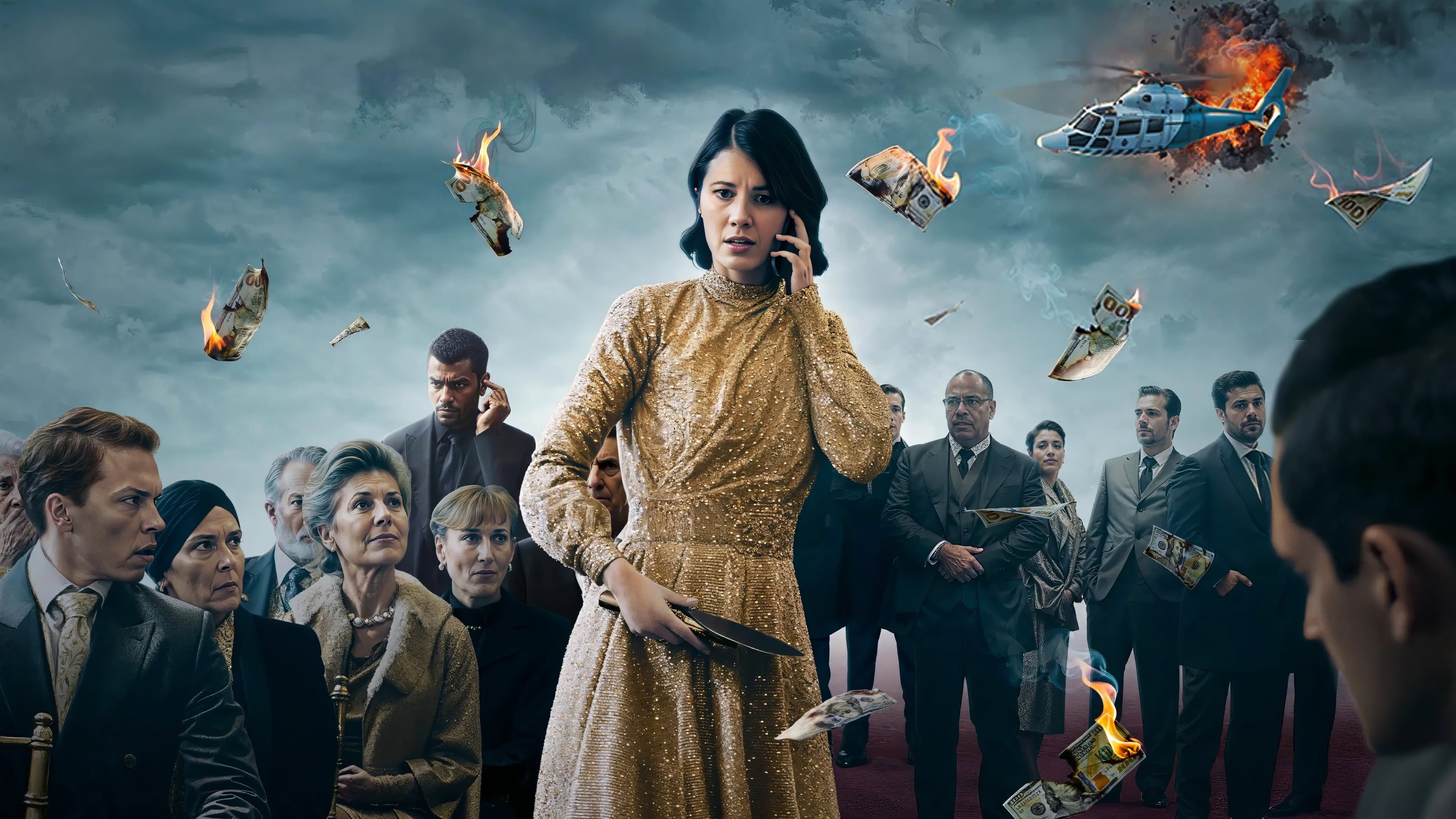 Póster oficial de la película La fiebre de los ricos en alta calidad HD 4K