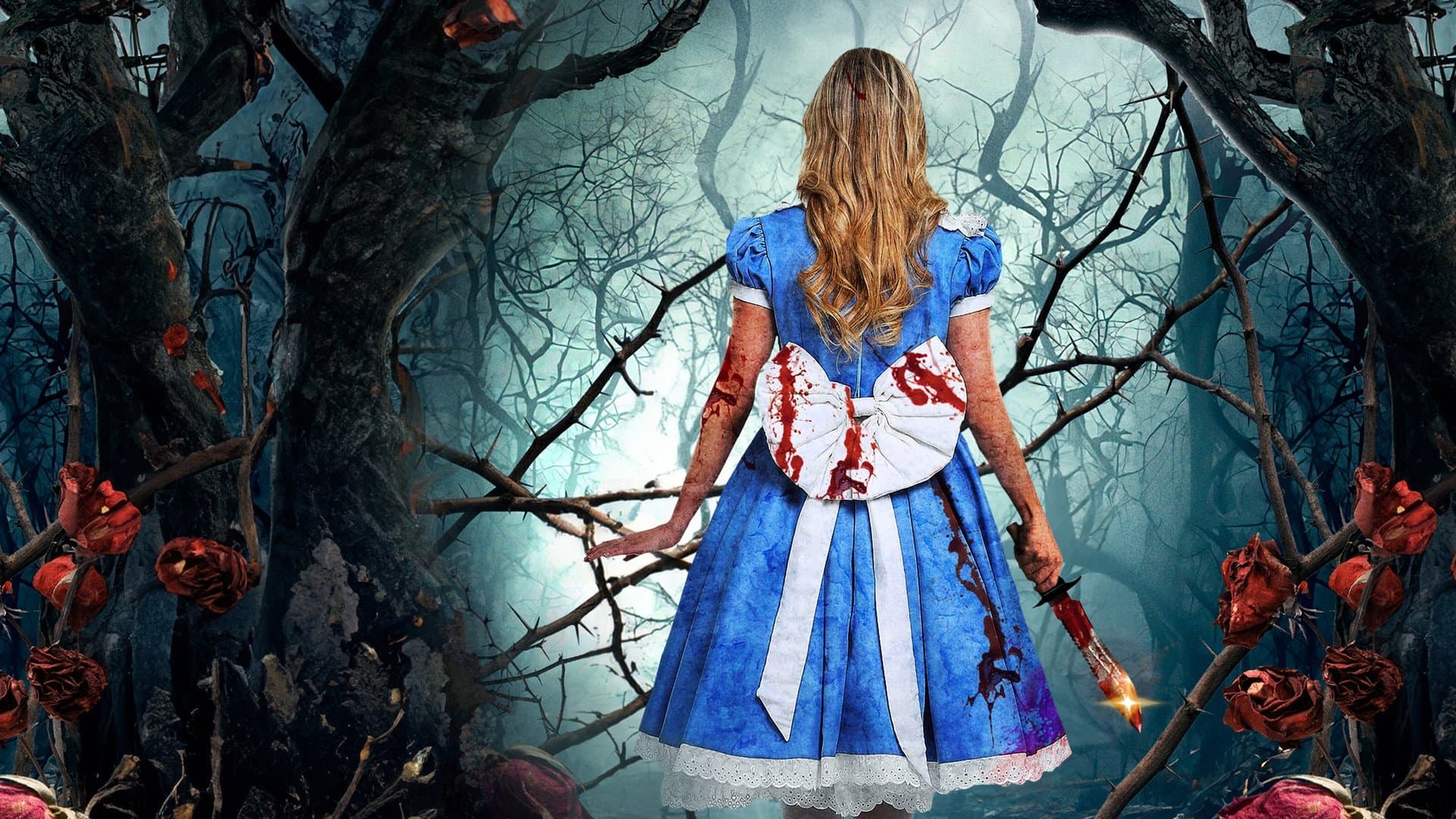 Póster oficial de la película Alicia en el país de las pesadillas en alta calidad HD 4K