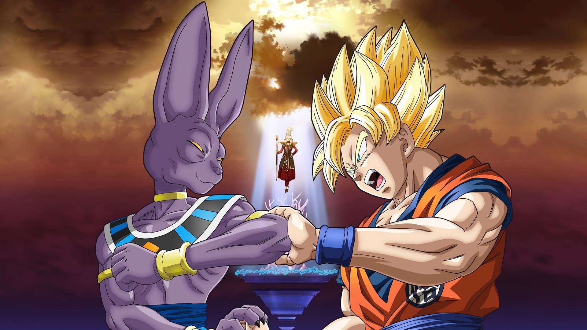 Póster oficial de la película Dragon Ball Z: La batalla de los dioses en alta calidad HD 4K