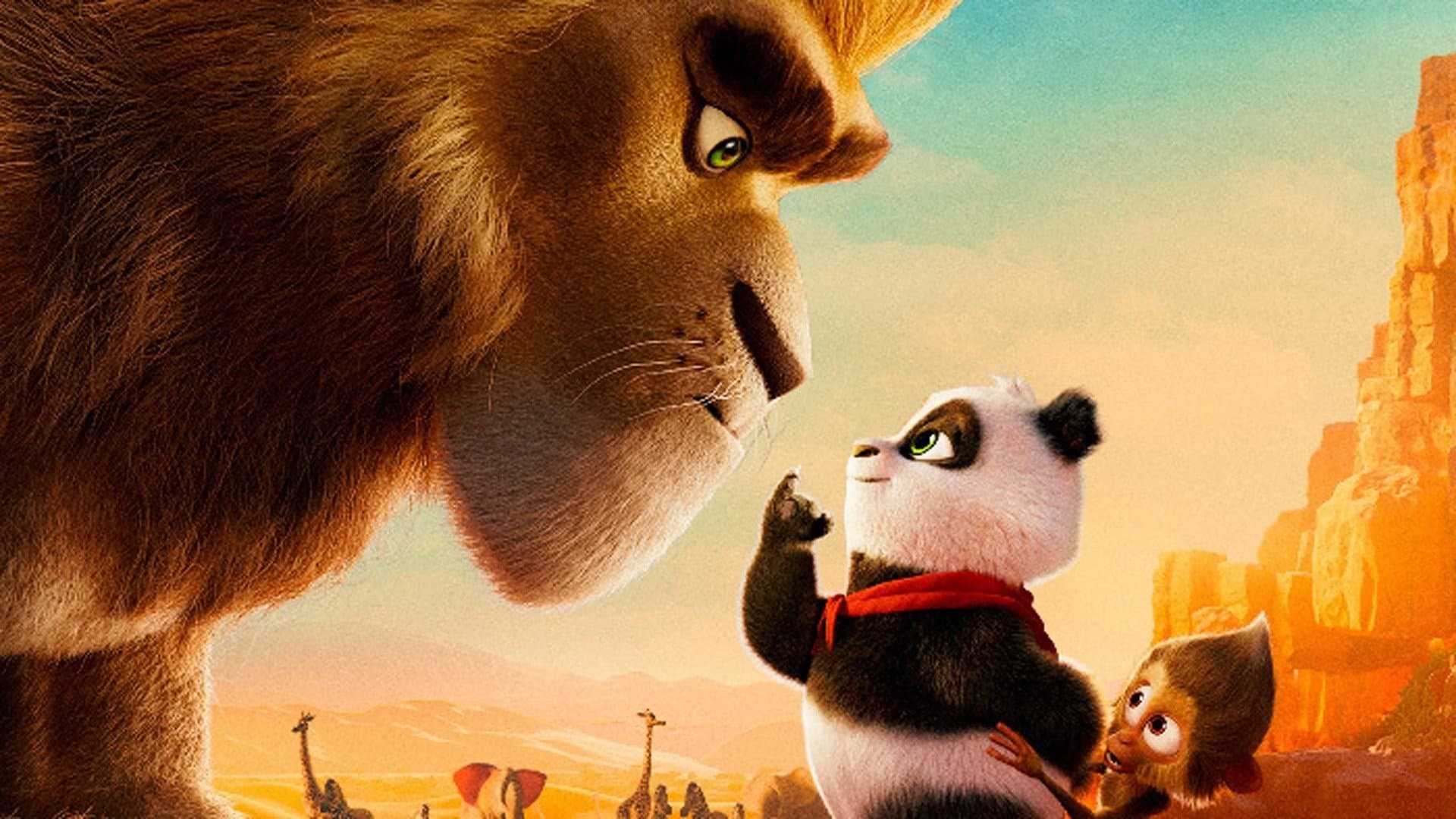 Póster oficial de la película Misión Panda en África en alta calidad HD 4K