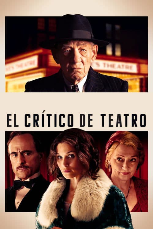 Póster oficial de la película El crítico de teatro en alta calidad HD 4K