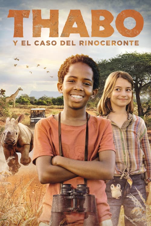 Póster oficial de la película Thabo y el caso del rinoceronte en alta calidad HD 4K