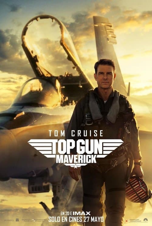 Póster oficial de la película Top Gun: Maverick en alta calidad HD 4K