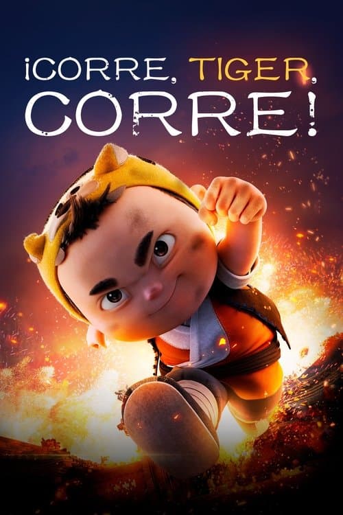 Póster oficial de la película ¡Corre, Tiger, corre! en alta calidad HD 4K