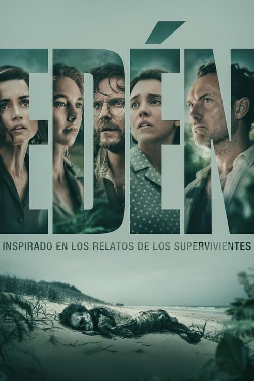 Póster oficial de la película Edén en alta calidad HD 4K