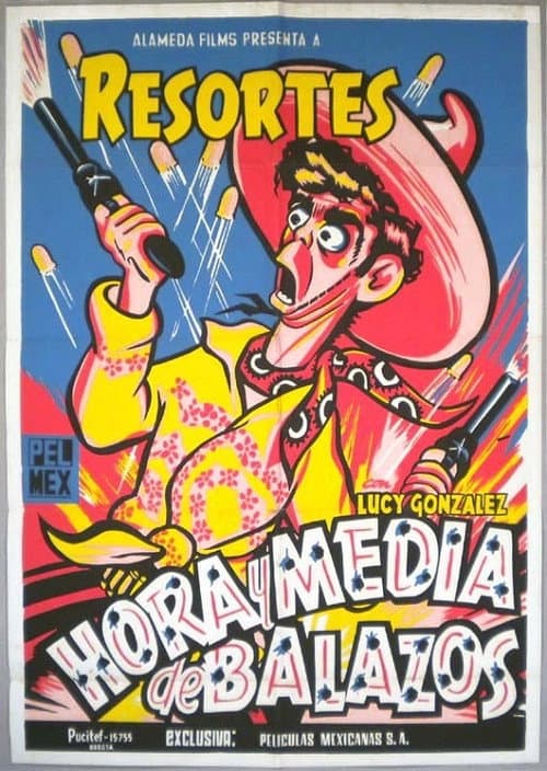 Póster oficial de la película Hora y media de balazos en alta calidad HD 4K