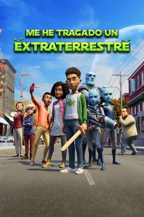 Póster oficial de la película Me he tragado un extraterrestre en alta calidad HD 4K