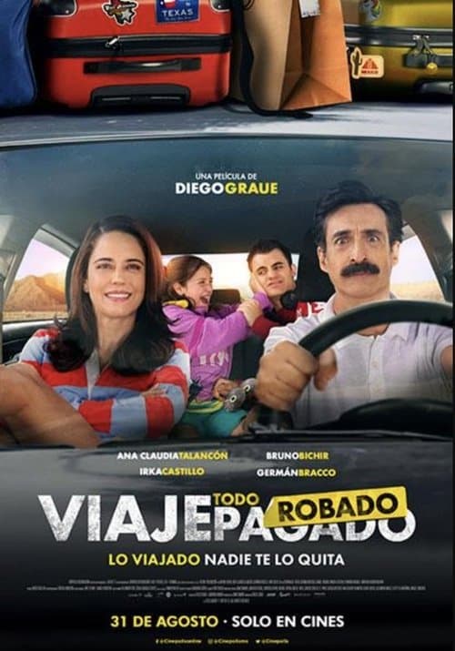 Póster oficial de la película Viaje todo robado en alta calidad HD 4K