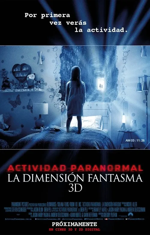 Póster de la película Actividad Paranormal: La Dimensión Fantasma (2015)