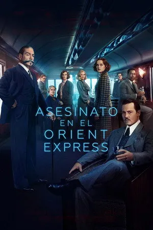 Póster oficial de la película Asesinato en el Expreso de Oriente estrenada en 2017