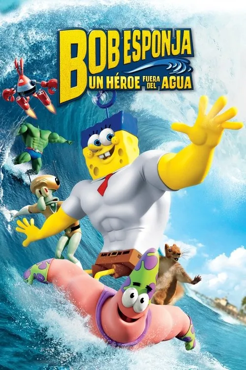 Póster de la película Bob Esponja: Un héroe fuera del agua (2015)