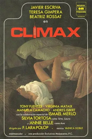 Póster oficial de la película Climax (amenaza en las aulas) estrenada en 1977