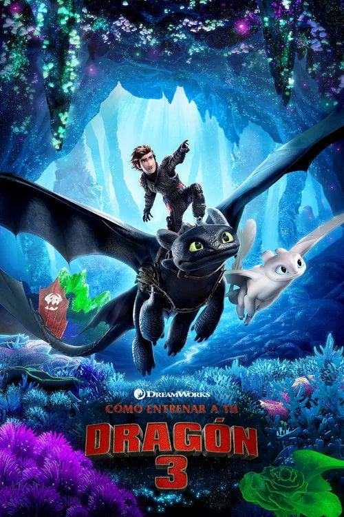 Póster de la película Cómo entrenar a tu dragón 3 (2019)
