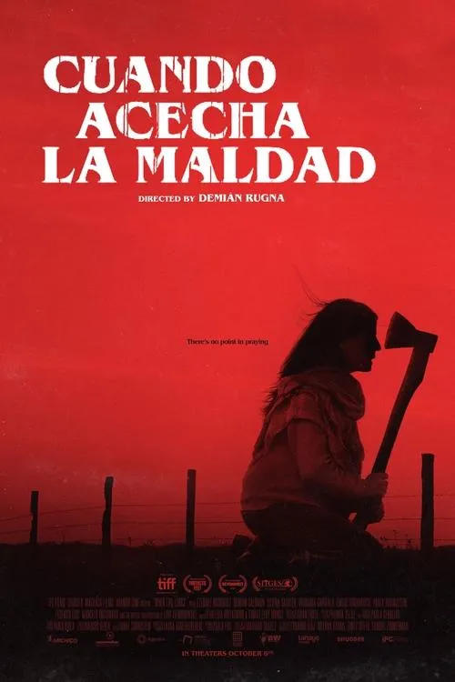 Póster de la película Cuando acecha la maldad (2023)