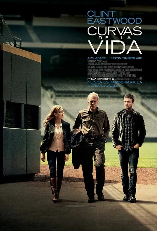 Póster oficial de la película Curvas de la vida estrenada en 2012