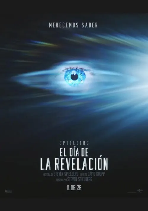 Póster oficial de la película El día de la revelación estrenada en 2026