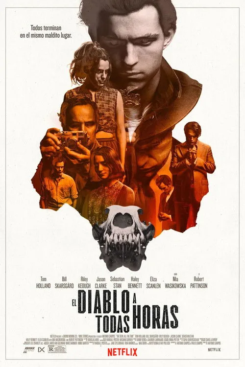 Póster de la película El diablo a todas horas (2020)