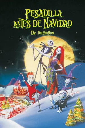 Póster oficial de la película El extraño mundo de Jack estrenada en 1993