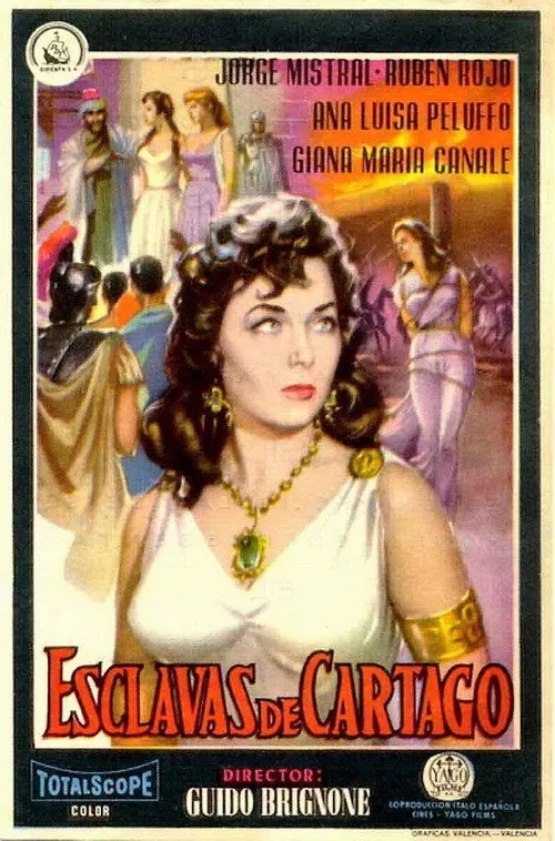 Póster de la película Esclavas de Cartago (1956)