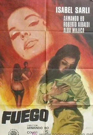 Póster oficial de la película Fuego estrenada en 1969