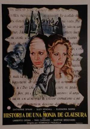 Póster oficial de la película Historia de una monja de clausura estrenada en 1973