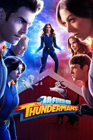 Póster oficial de la película La Furia de los Thundermans estrenada en 2026