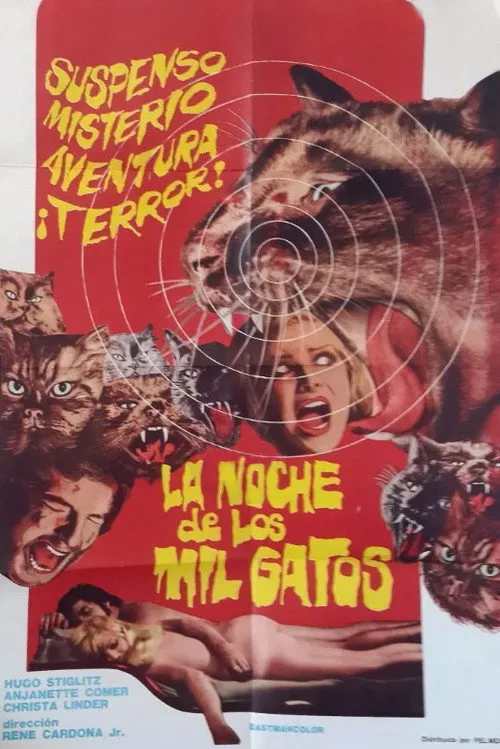 Póster de la película La Noche de los Mil Gatos (1972)