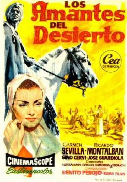 Póster de la película Los amantes del desierto (1957)