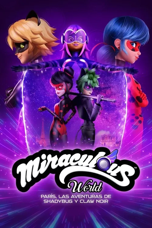 Póster de la película Miraculous World: París, las aventuras de Shadybug y Claw Noir (2023)