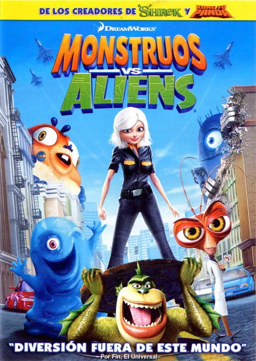 Póster de la película Monstruos vs Aliens (2009)